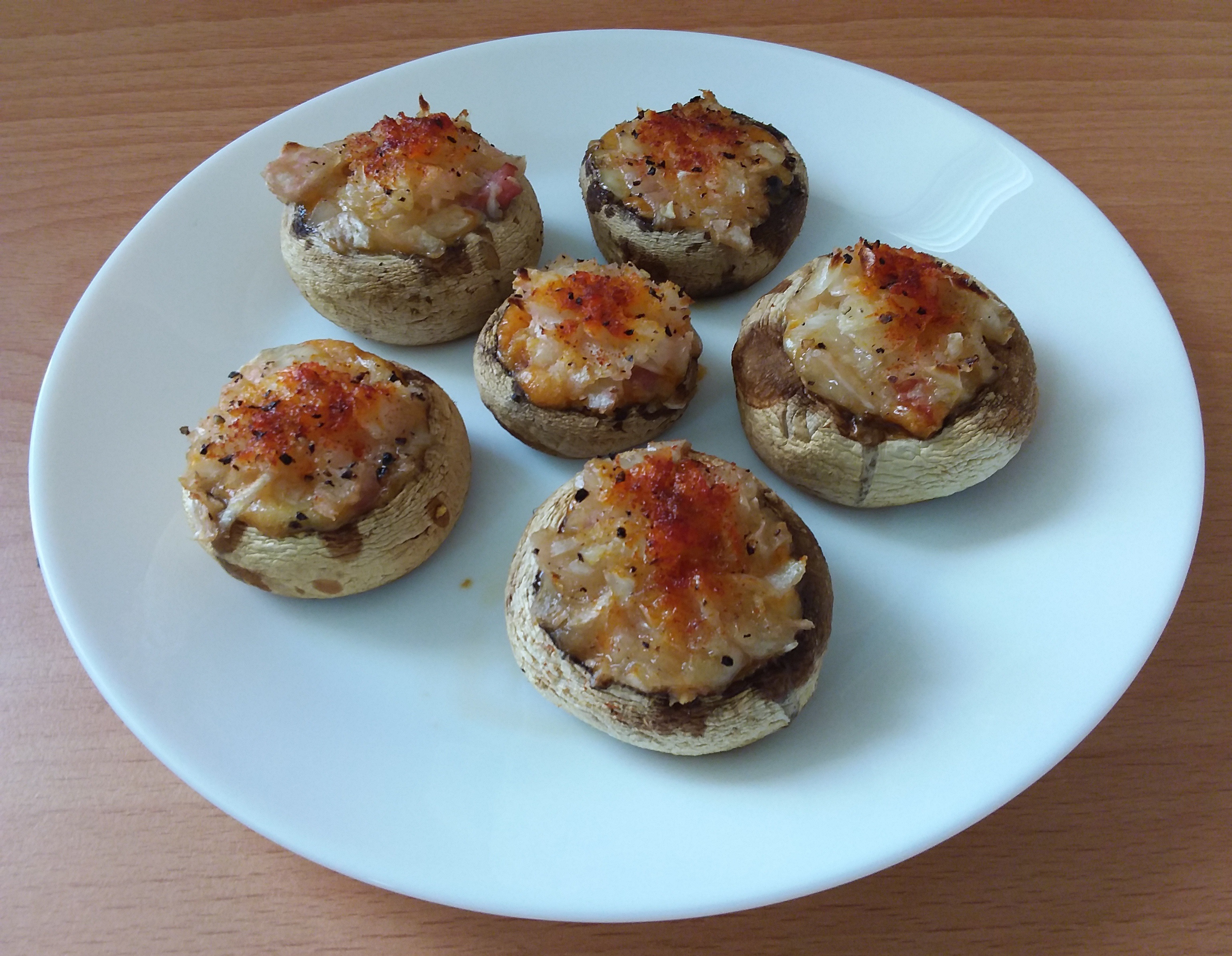 Mozzarella and Bacon Stuffed Mushrooms - The Sim Architect