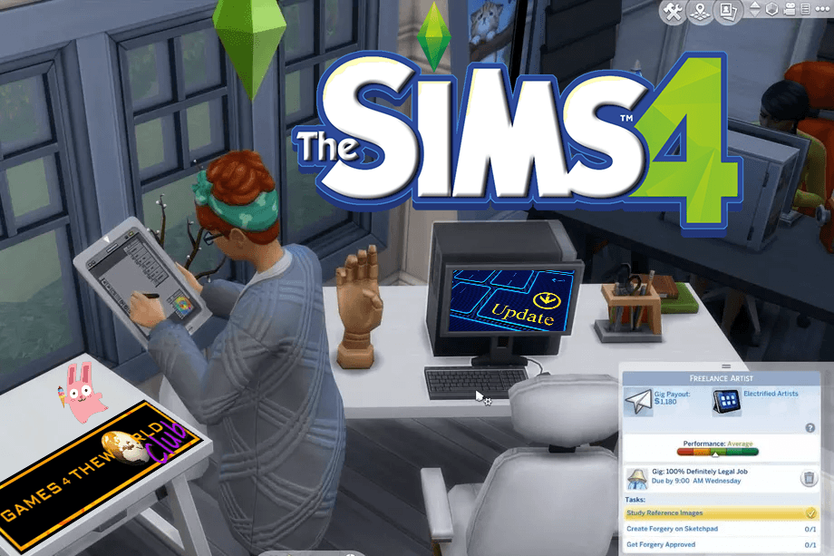 Sims 4 Freelancer Update 1.51.77.1020 G4TW
