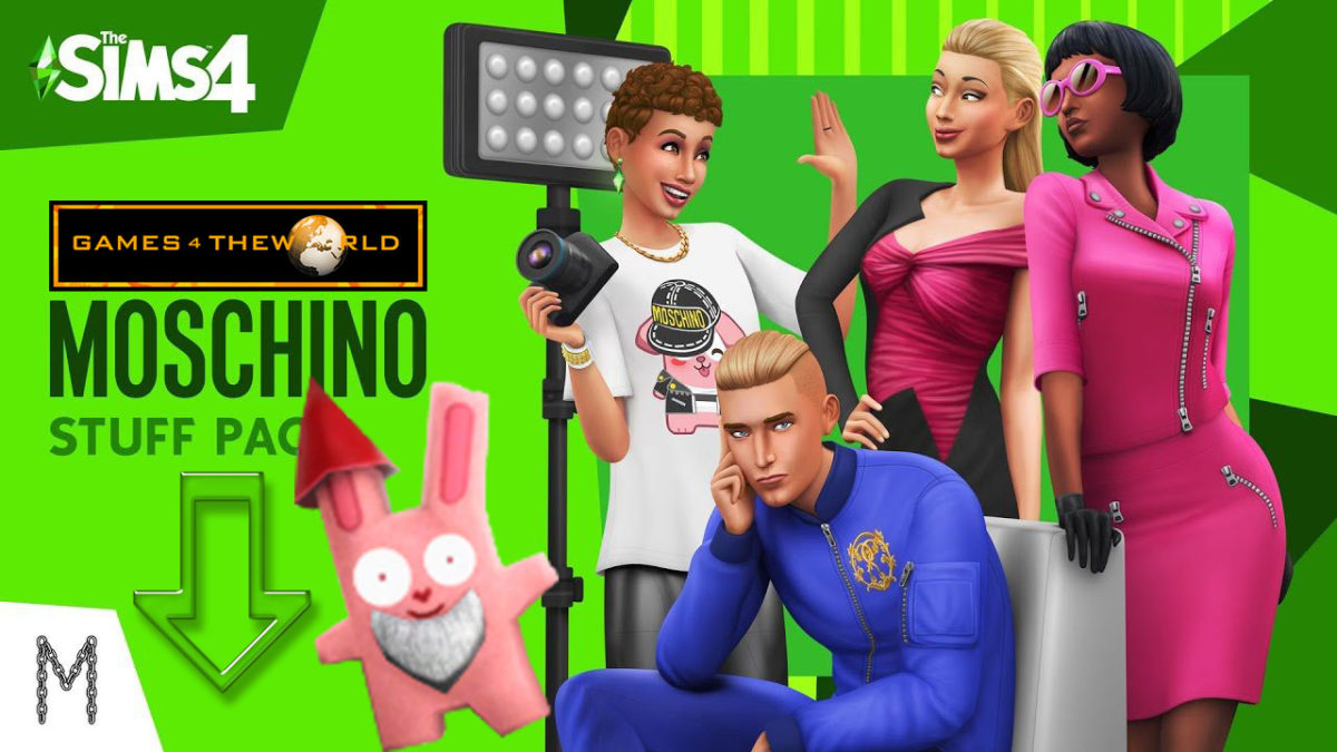 The Sims 4 Moschino Stuff Pack [Games4TheWorld]
