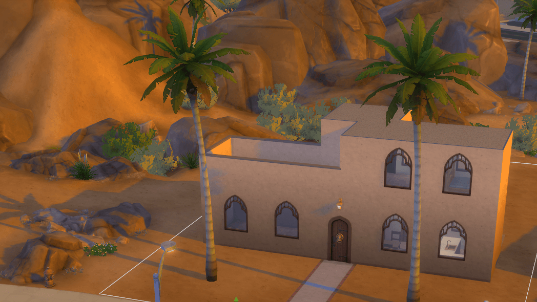 The Sims 4 Desert House with New Stairs