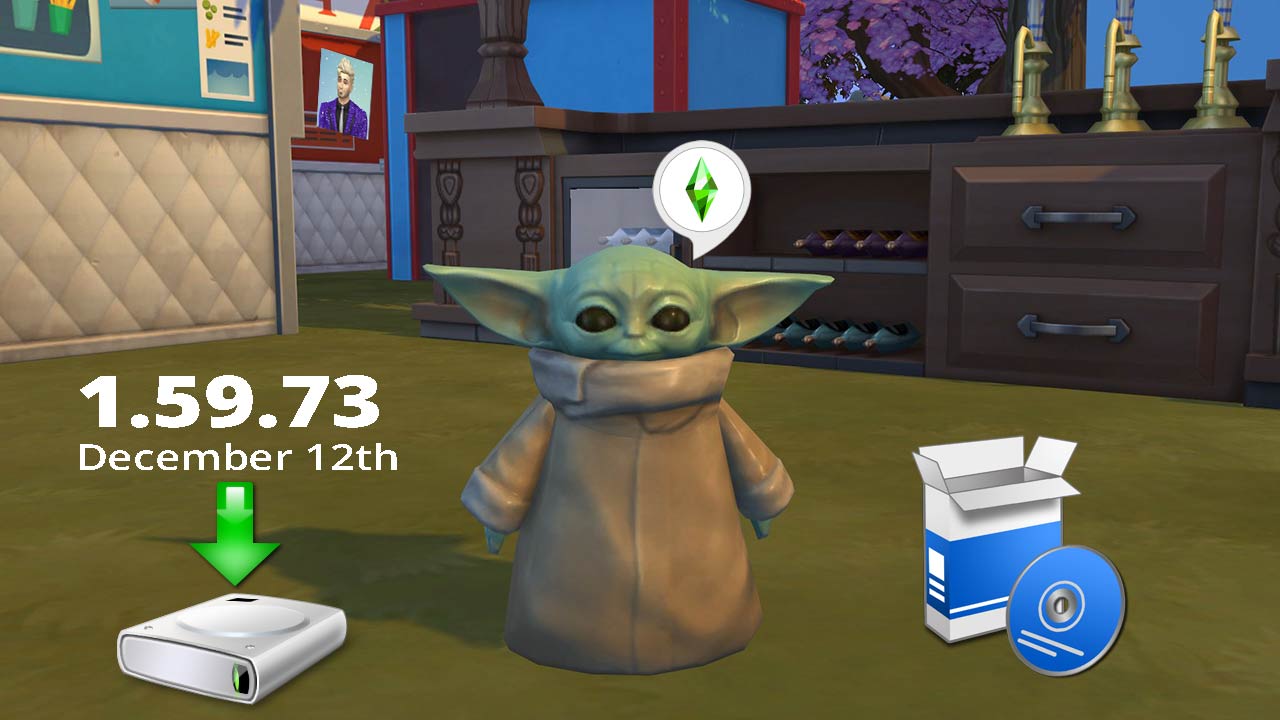 The Sims 4 1.59.73.1020 All in One Portable Including December 2019 Update [Baby Yoda] - The Sim Architect