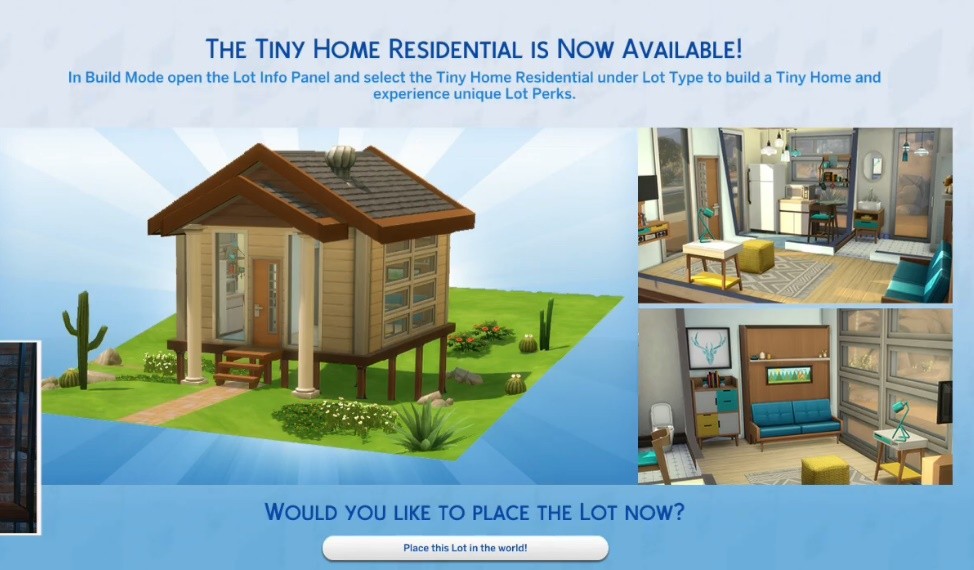 The Sims 4 Tiny Living Stream [Official from EA] - The Sim Architect