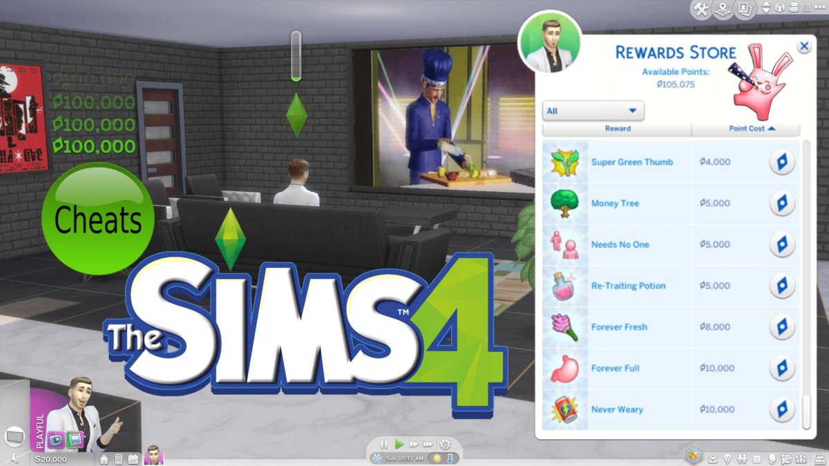 Sims 4 Free Satisfaction Points Cheat