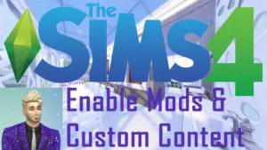 Sims 4 - Enable Mods and Custom Content