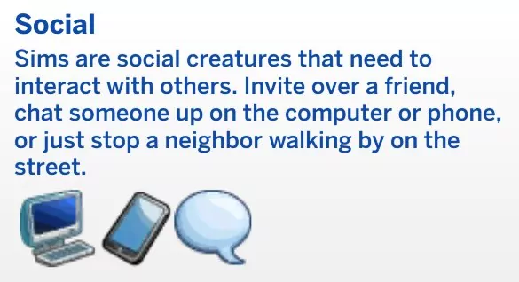 Sims 4 Social Need Description