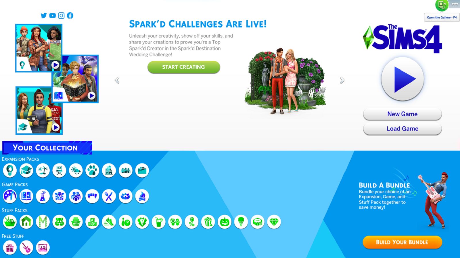 The Sims 4 Title Screen With Into The Future Leak
