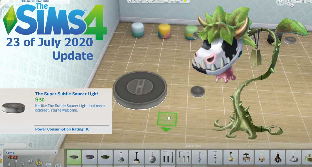 The Sims 4 - 23 of July 2020 Update 1.65.70