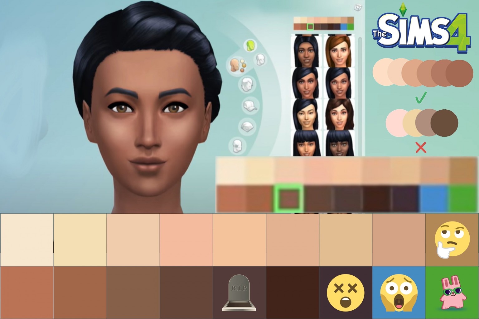 Sims 4 Skin Colors