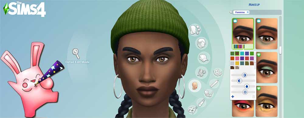 Sims 4 November Diversity Skin Tone Update Makeup Slider
