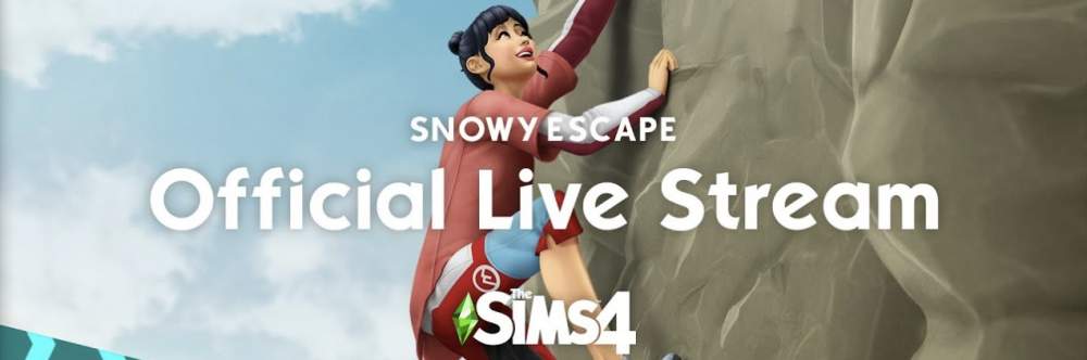 Sims 4 Snowy Escape Live Stream
