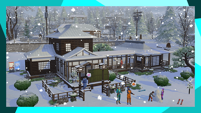 The Sims 4 Snowy Escape - The Sim Architect