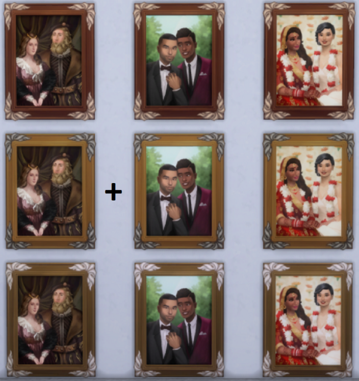 Sims 4 Portrait of a Marriage