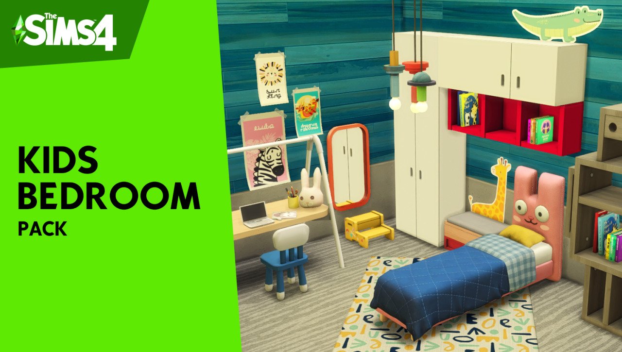 Sims 4 CC Toddler Room Set