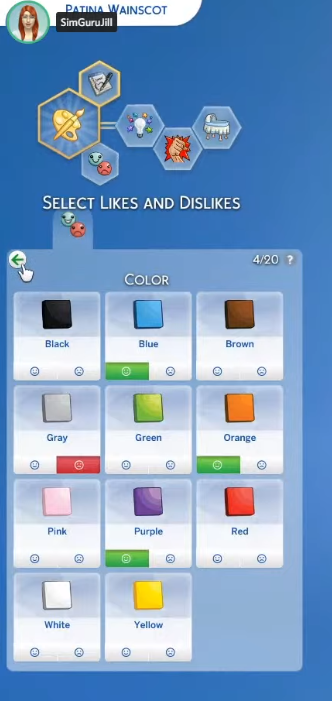 The Sims 4 Likes and Dislikes Update 1.75.125.1030 - May 27, 2021 - The Sim Architect