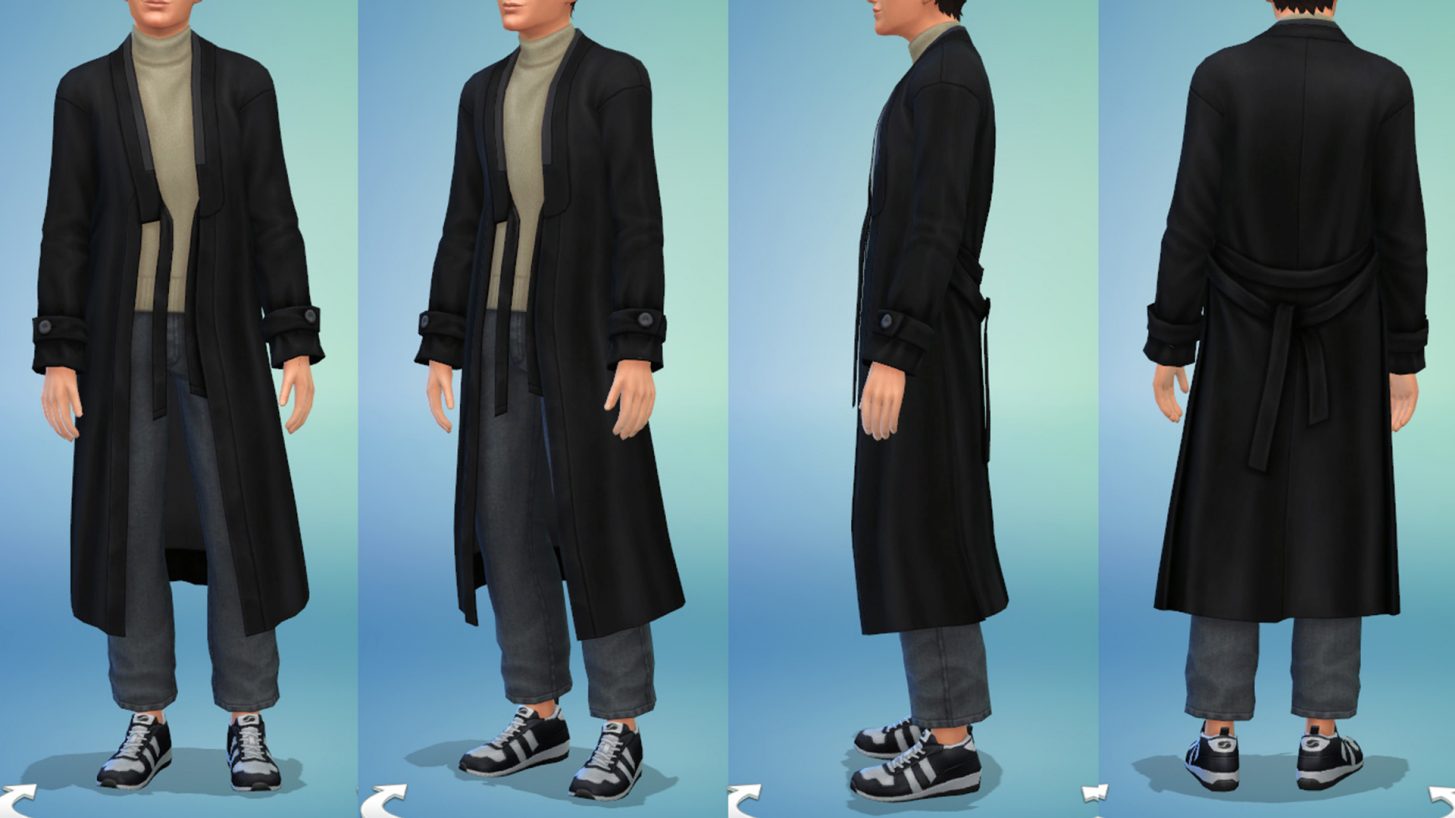 The Sims 4 Incheon Arrivals - Men's Long Coat