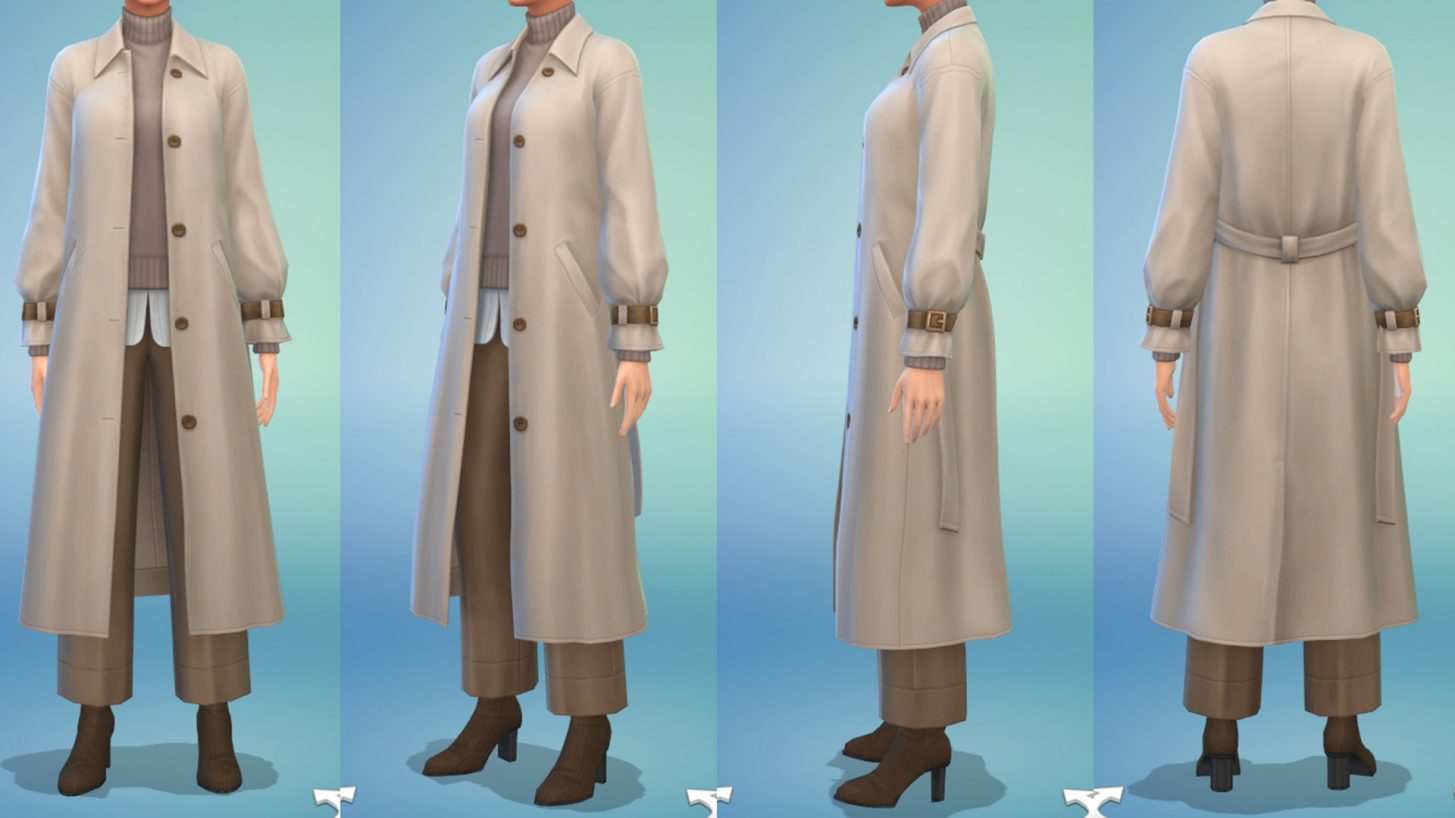 The Sims 4 Incheon Arrivals - Women's Long Coat