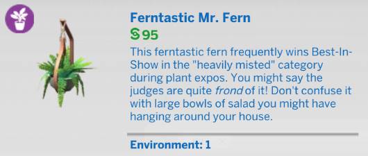 The Sims 4 Blooming Rooms Kit - Ferntastic Mr Fern