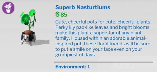 The Sims 4 Blooming Rooms Kit - Superb Nasturtiums