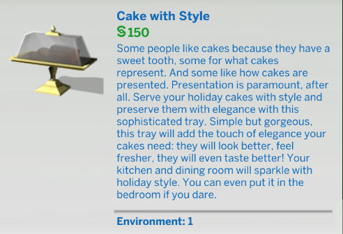 Sims Delivery Express 1.0.2 - Holiday Edition - Cake with Style