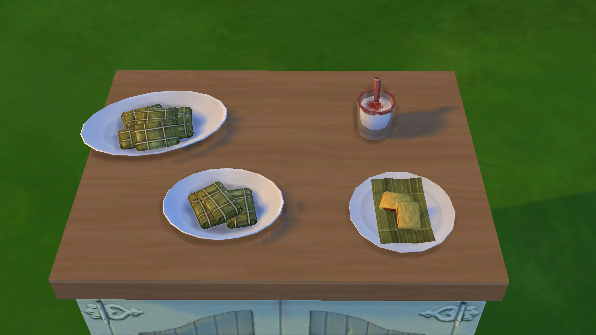 Sims Delivery Express 1.0.2 - Holiday Edition - Coquito and Hallacas (New Recipes)