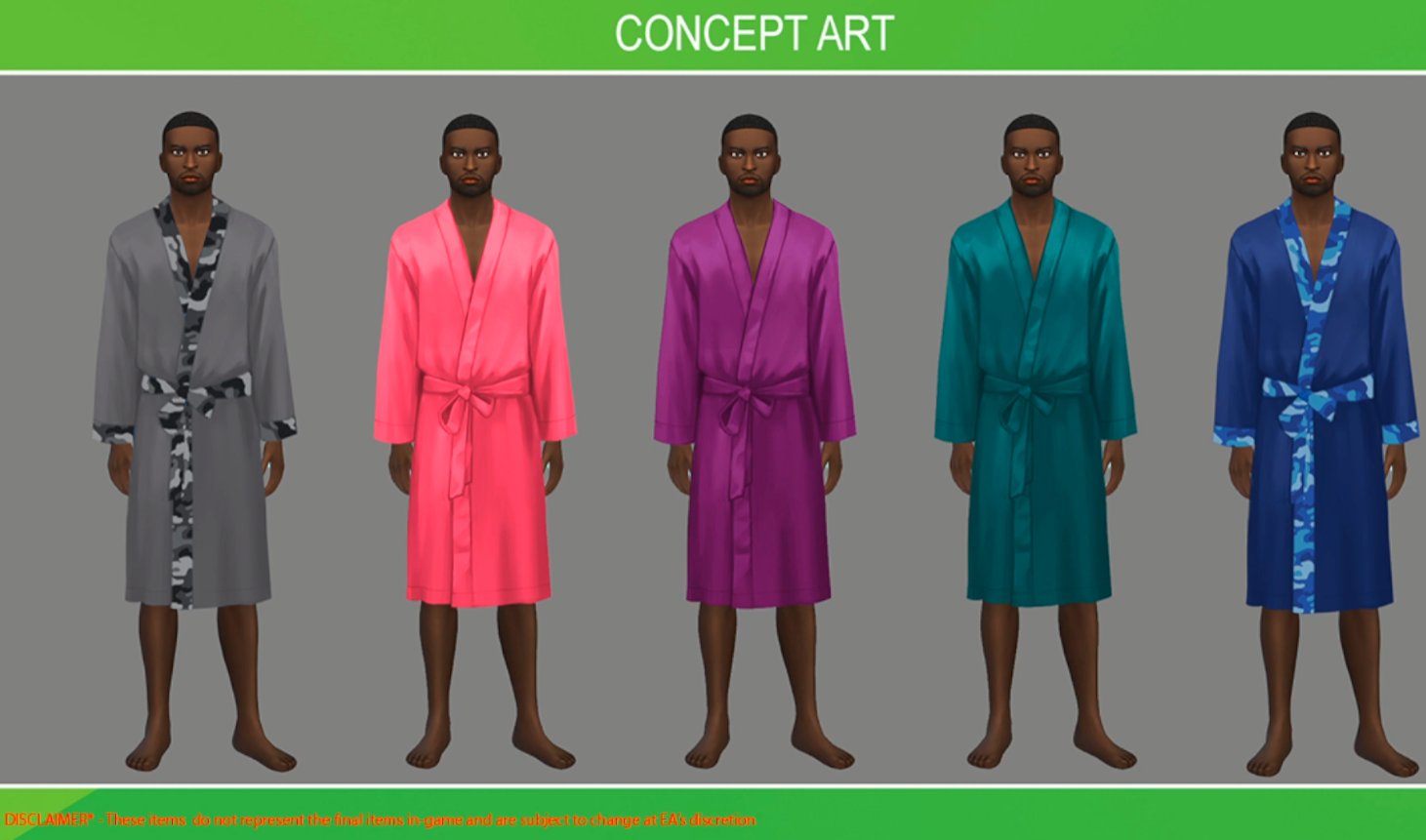 Sims 4 1.83 New Bath Robe