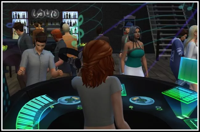 The Sims 4 Live in Business - Bar View