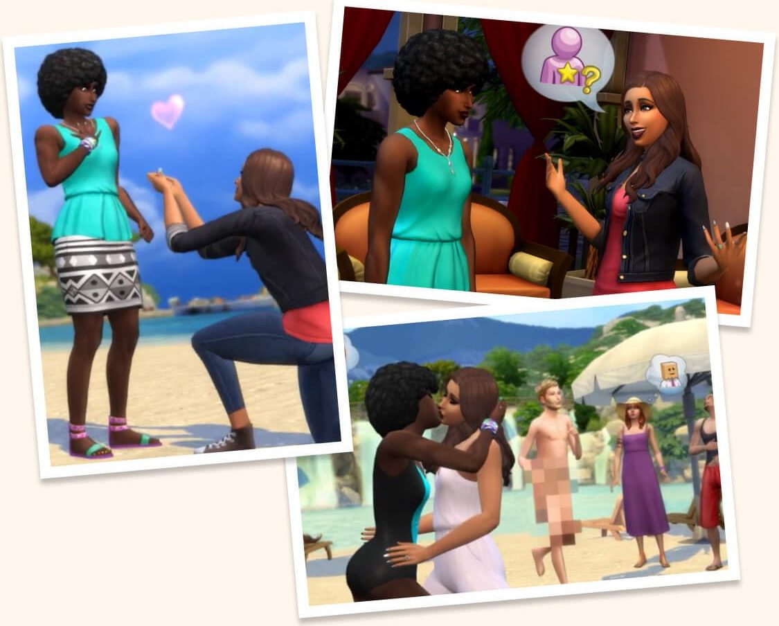 The Sims 4 My Wedding Stories - Proposal