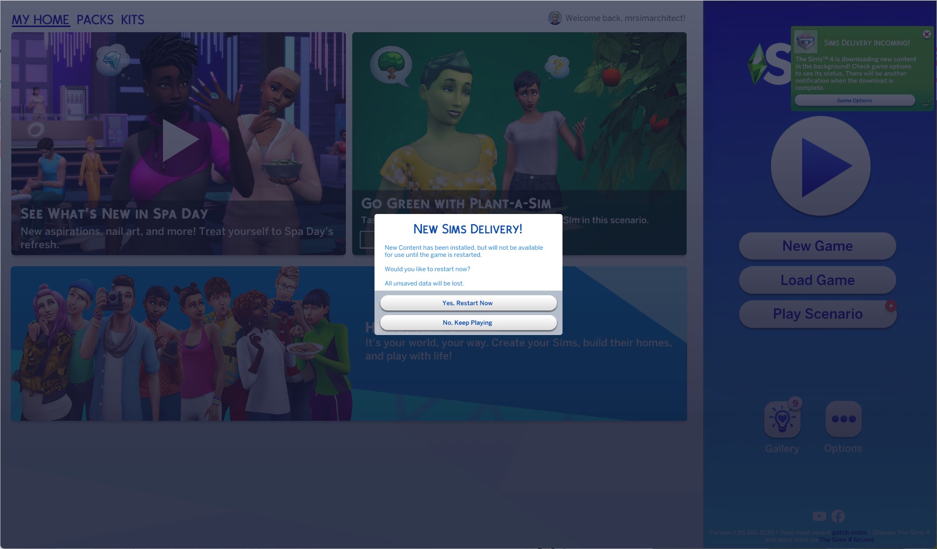 The Sims 4 Delivery Express 8.0.3 - June 24, 2022 - SDX 04 - The Sim Architect