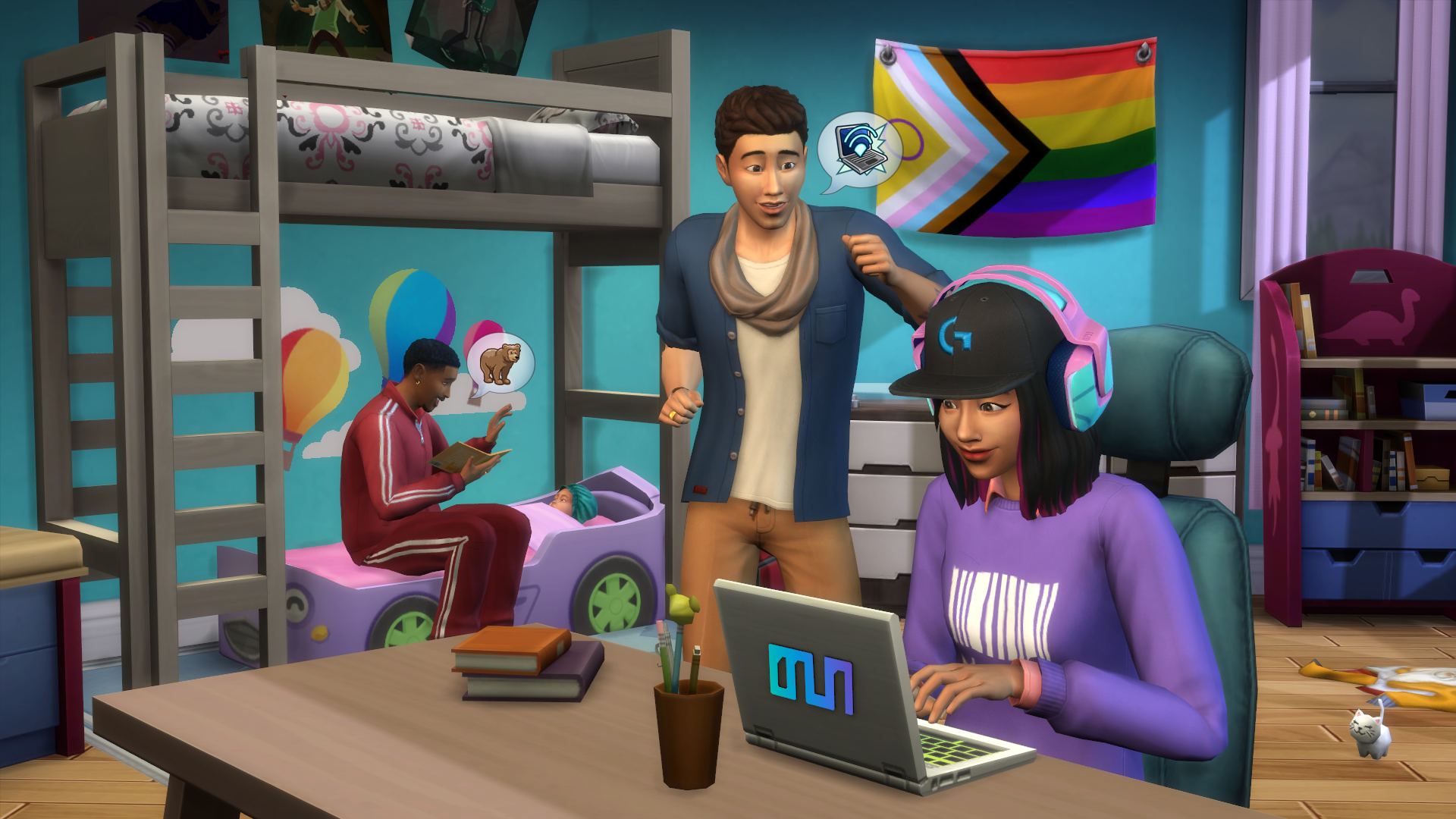 Sims Delivery Express 7.0.2 June 8, 2022 - Logitech G733 Headset, Pride Flags and Proud Parent Scenario