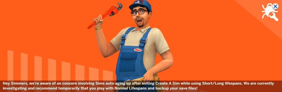 The Sims 4 Mega Update 1.90.358.1030 - Random Aging Glitch - The Sim Architect