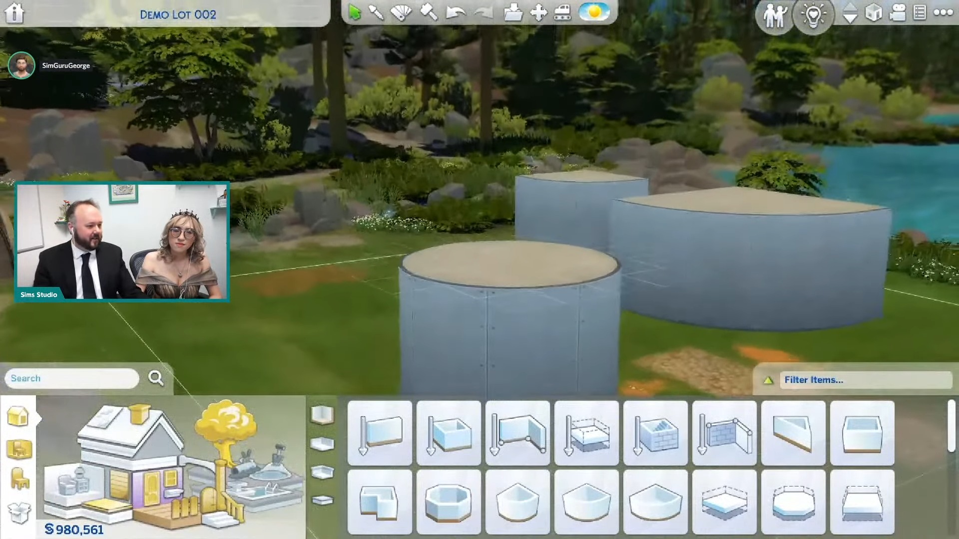 The Sims 4 High School Years Livestream - Curved Walls