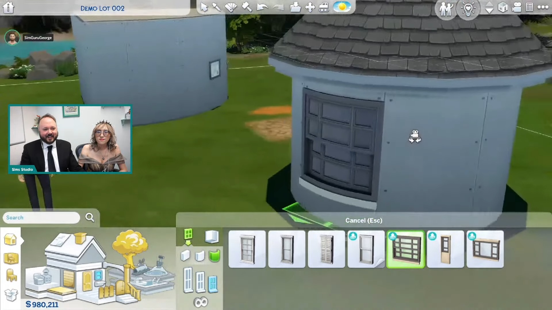 The Sims 4 High School Years Livestream - Curved Window