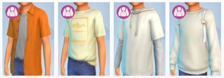 The Sims 4 First Fits Kit Pack Included Items