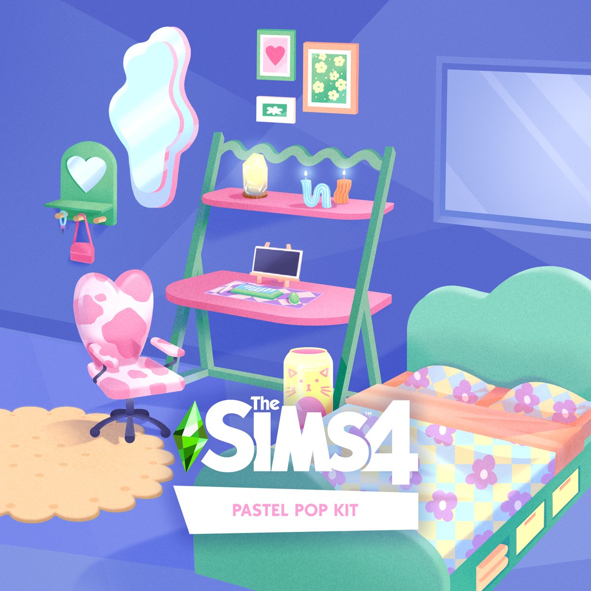 The Sims 4 Pastel Pop Kit Pack