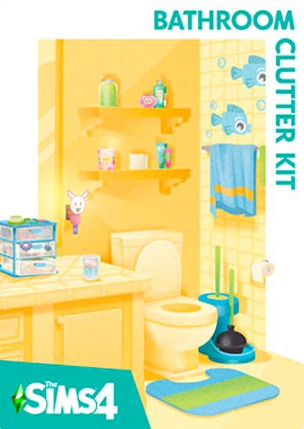 The Sims 4 Bathroom Clutter Kit