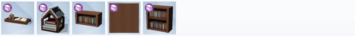 The Sims 4 Book Nook Kit - Included Items
