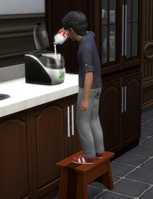 Sims 4 Free the Cupcakes Update - Sweet Tooth Ice Cream Machine Usable by Children