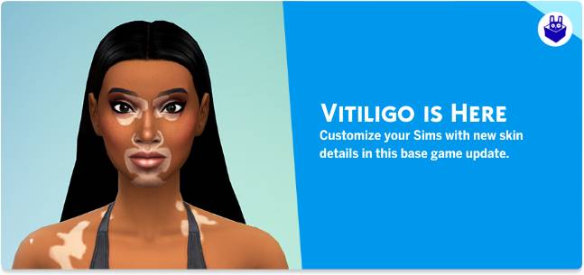 The Sims 4 Vitiligo is Here Update via SDX