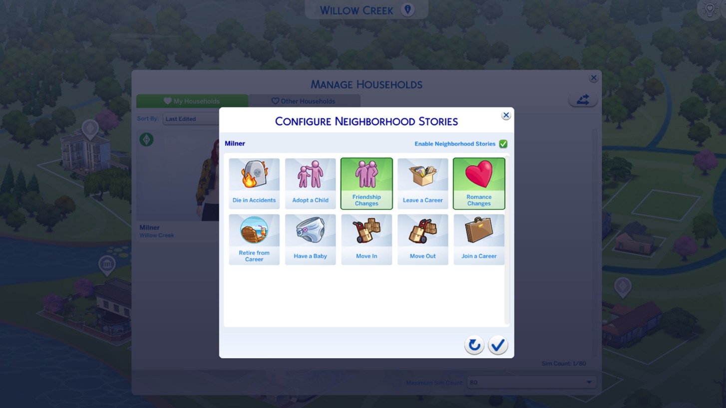 Sims 4 Neighborhood Stories