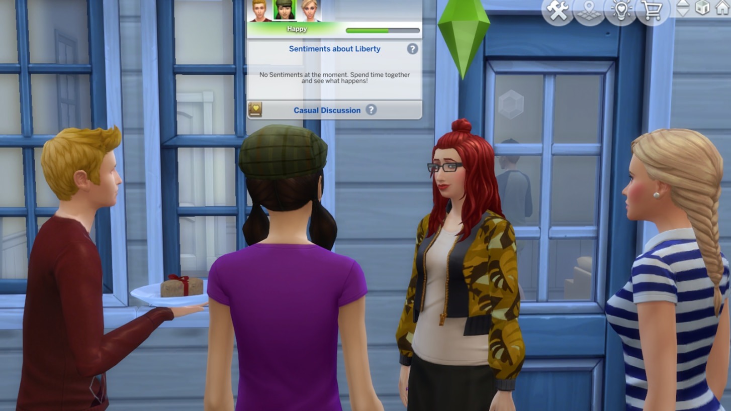 Sims 4 Conversation Panel