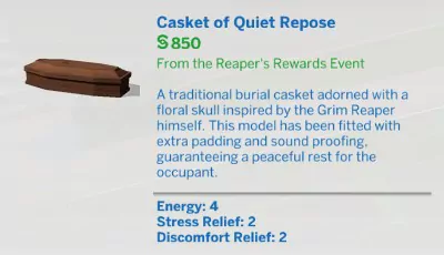 The Sims 4 Reaper's Rewards Event - The Sim Architect