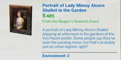 The Sims 4 Reaper's Rewards Event - The Sim Architect