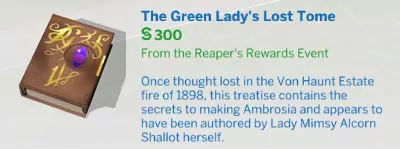 The Sims 4 Reaper's Rewards Event - The Sim Architect