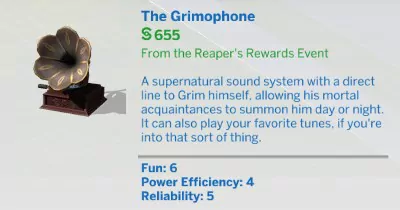 The Sims 4 Reaper's Rewards Event - The Sim Architect