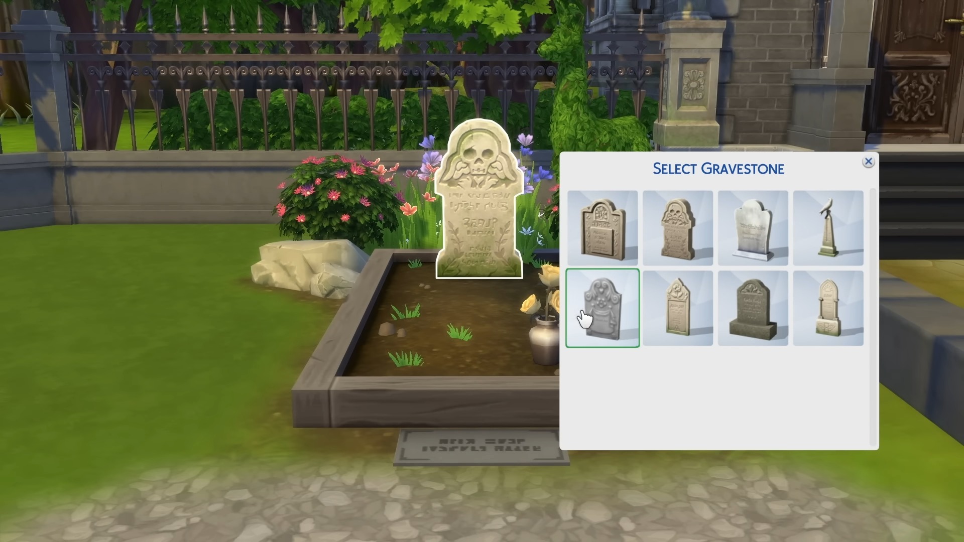 The Sims 4 Life & Death Expansion Pack - Gravestone Customization