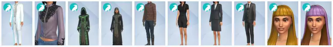 The Sims 4 Life and Death - Create a Sim - CAS Items