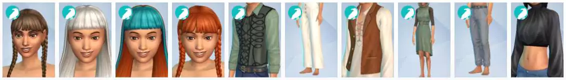 The Sims 4 Life and Death - Create a Sim - CAS Items