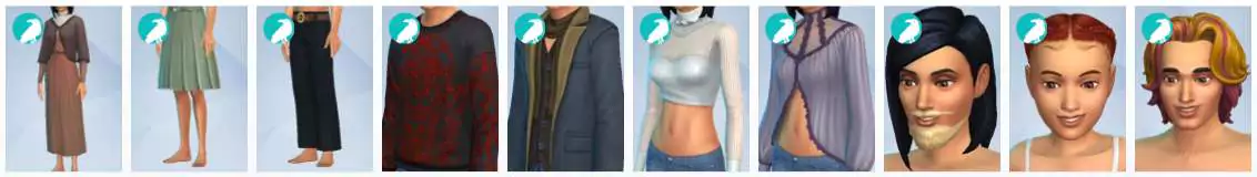 The Sims 4 Life and Death - Create a Sim - CAS Items