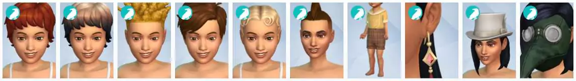 The Sims 4 Life and Death - Create a Sim - CAS Items