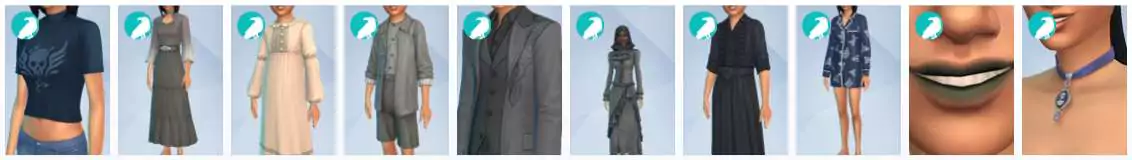 The Sims 4 Life and Death - Create a Sim - CAS Items